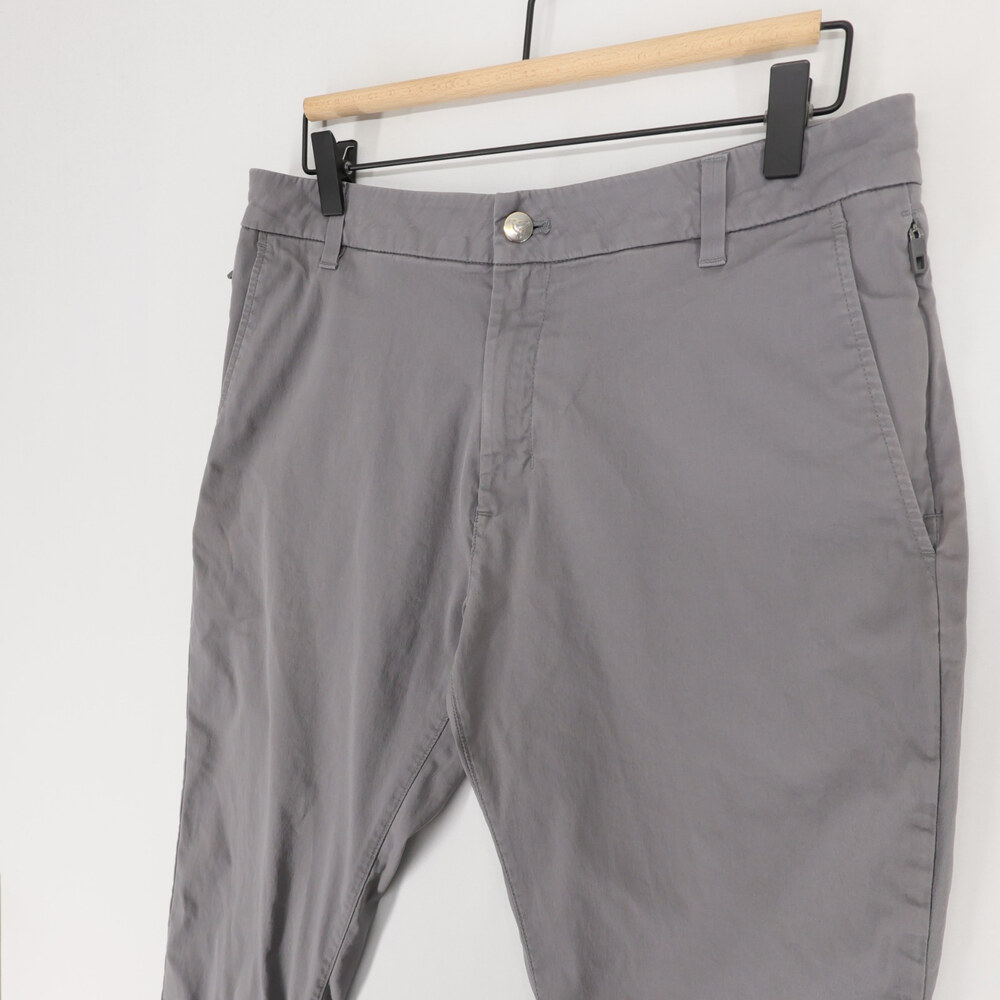 Birddogs Pants Mens 32x30 Gray Stretch Chino Linerless Performance Golf - Picture 3 of 10